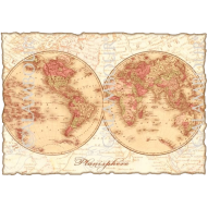 Декупажная карта «Карта Мира»